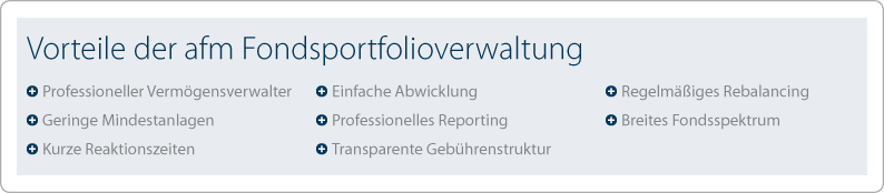 Fondsportfolioverwaltung - Eine Zwischenbilanz unserer Vermögensverwaltung